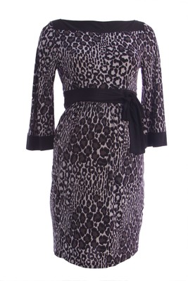 OLIAN Maternity Womens Pink Zig Zag Print Dianne Waist Tie Sheath Dress $130 NWT