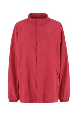 Pre-owned Balenciaga Fuchsia Polyester Blend Windbreaker 36 Fr In Pink