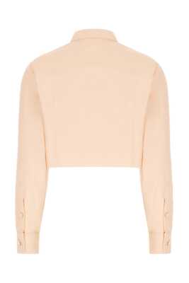 Pre-owned Raf Simons Peach Piquet Shirt In Orange