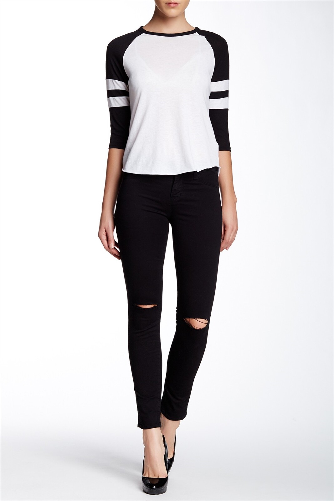 J Brand Womens Black Mid Rise Skinny Jeans Size 29 $188