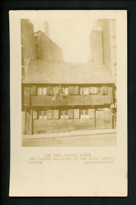 À vendre Massachusetts MA real photo postcard RPPC Boston, Paul Revere House