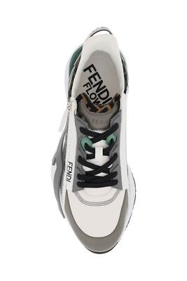 Pre-owned Fendi Sneakers - Flow- Man Sz.11 Uk.44 7e1392ajzh Multi F1ou1 In Multicolor