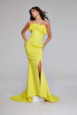 Pre-owned Jovani 38922 Evening Dress Lowest Price Guarantee Authentic In Black