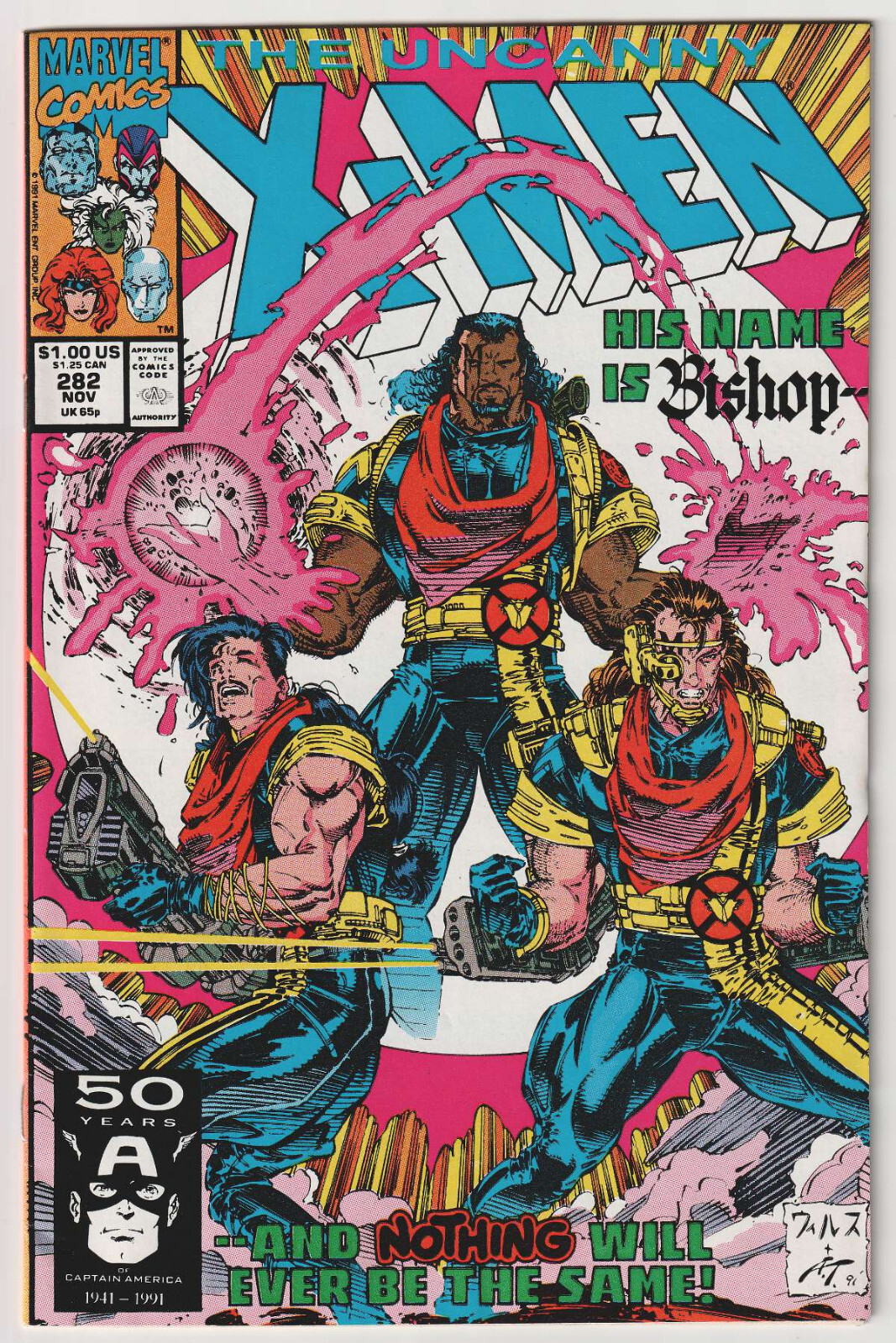 mana ☆ 　282 M3507: Uncanny X-Men #282, Vol 1, VF/NM Condition | eBay