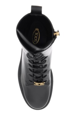 Pre-owned Tod's Leather Ankle Boots In Black