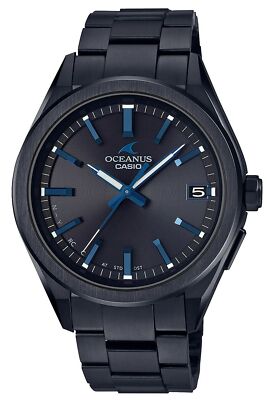 Pre-owned Casio Oceanus Ocw-t200sb-1ajf [classic Line All Black Ip] Japan Domestic