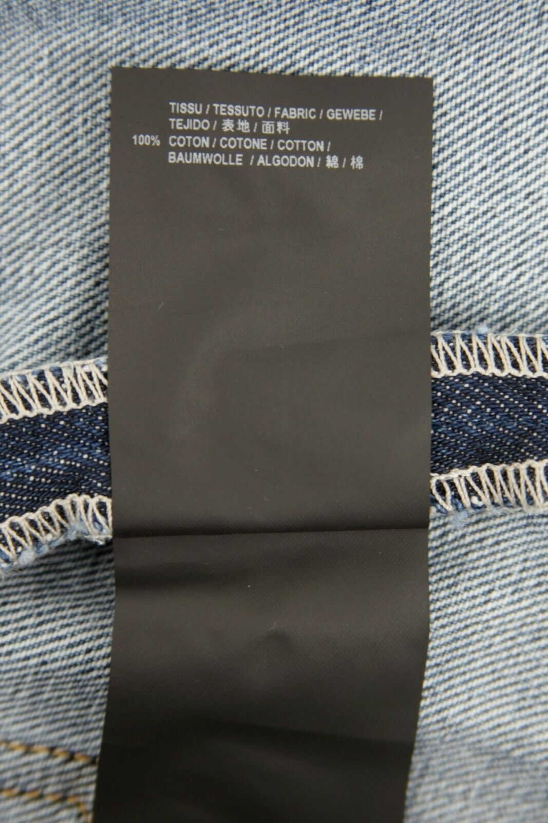 Pre-owned Saint Laurent $890  Women's Dirty Light Blue Denim 80s Mini Skirt 27 449103 4270