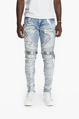 

Мужские синие/серые модные джинсы в стиле милитари Smoke Rise Malibu, Malibu blue/grey