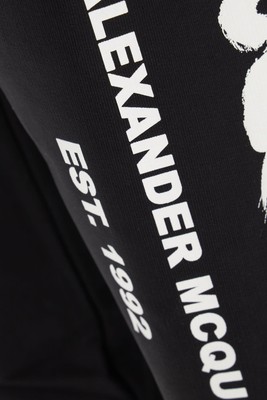 Pre-owned Alexander Mcqueen Black Cotton Joggers