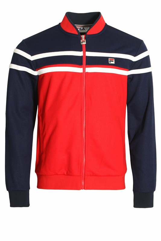 red fila track top