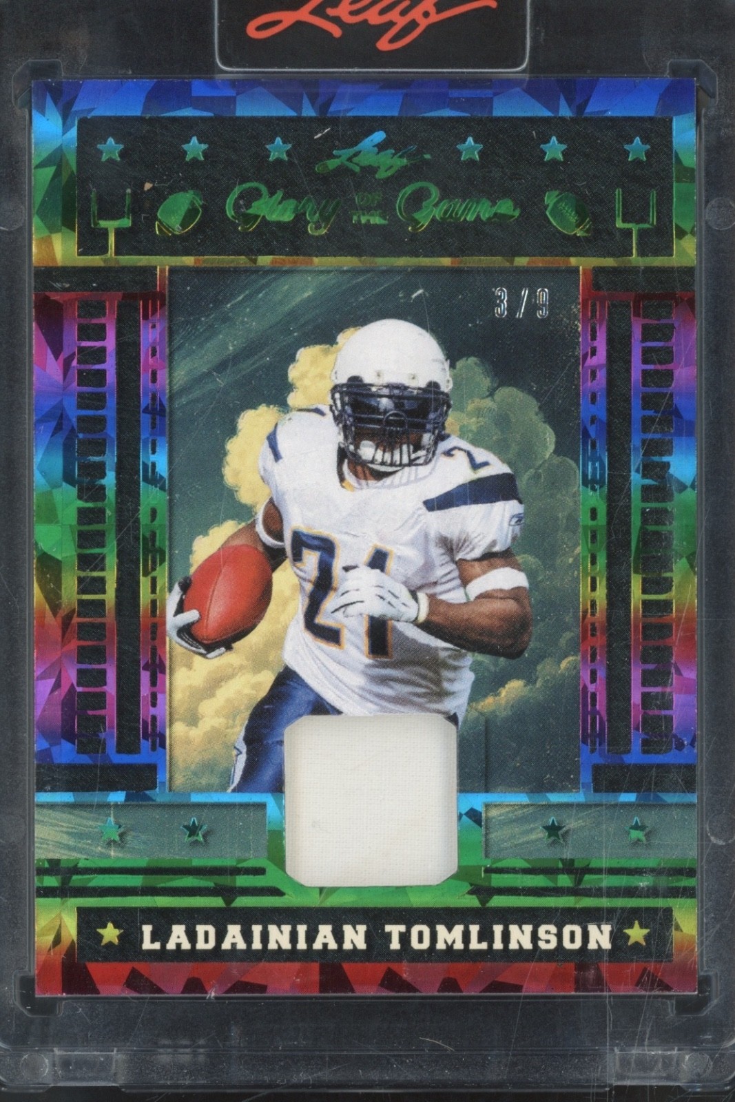 2025 Leaf Glory Of The Game Rainbow Crystal Ladanian Tomlinson Jersey 3/9