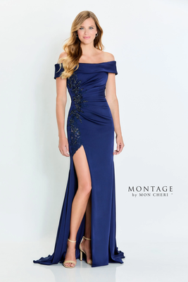 Pre-owned Mon Cheri Montage M535 Evening Dress Lowest Price Guarantee Authentic In Sage