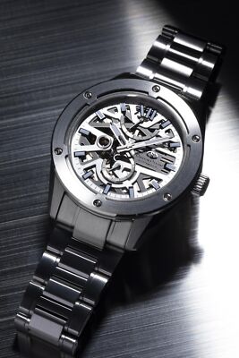 Pre-owned Orient Star Rk-bz0001s Avant-garde Skeleton Mechanical Automatic Watch 42.3mm