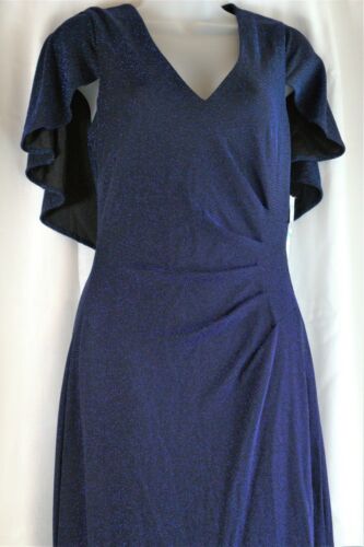 Blue Gown with Cape by Jessica Howard - Size 16
