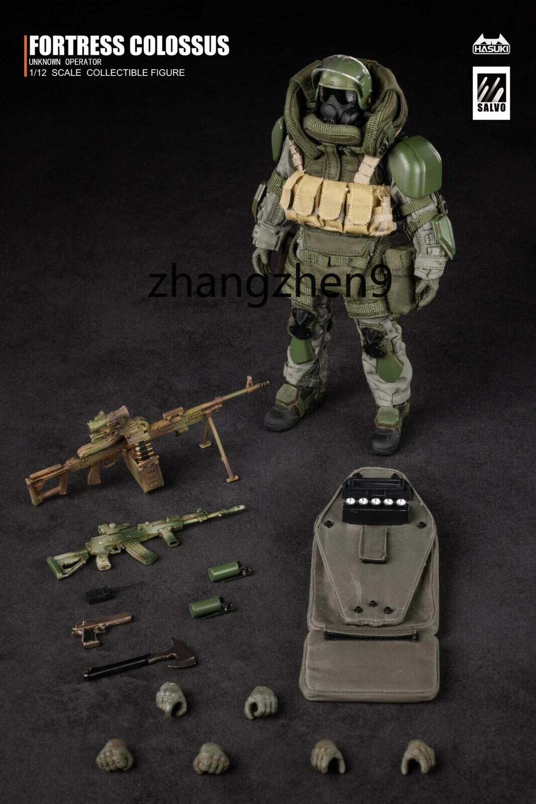 1/12 フィギュア Hasuki black ops Pre-order) Hasuki Black Ops 1/12 No.2 SA02 Action Figure
