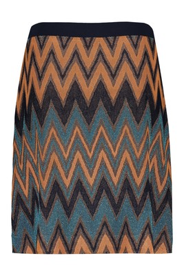 Pre-owned Missoni M  Knitted Mini Skirt In Multicolor