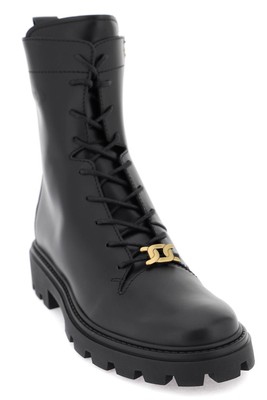 Pre-owned Tod's Leather Ankle Boots In Black