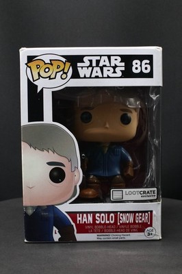 Funko Pop! Star Wars Han Solo Snow Gear 86 Loot Crate Bobble-Head *box damaged*