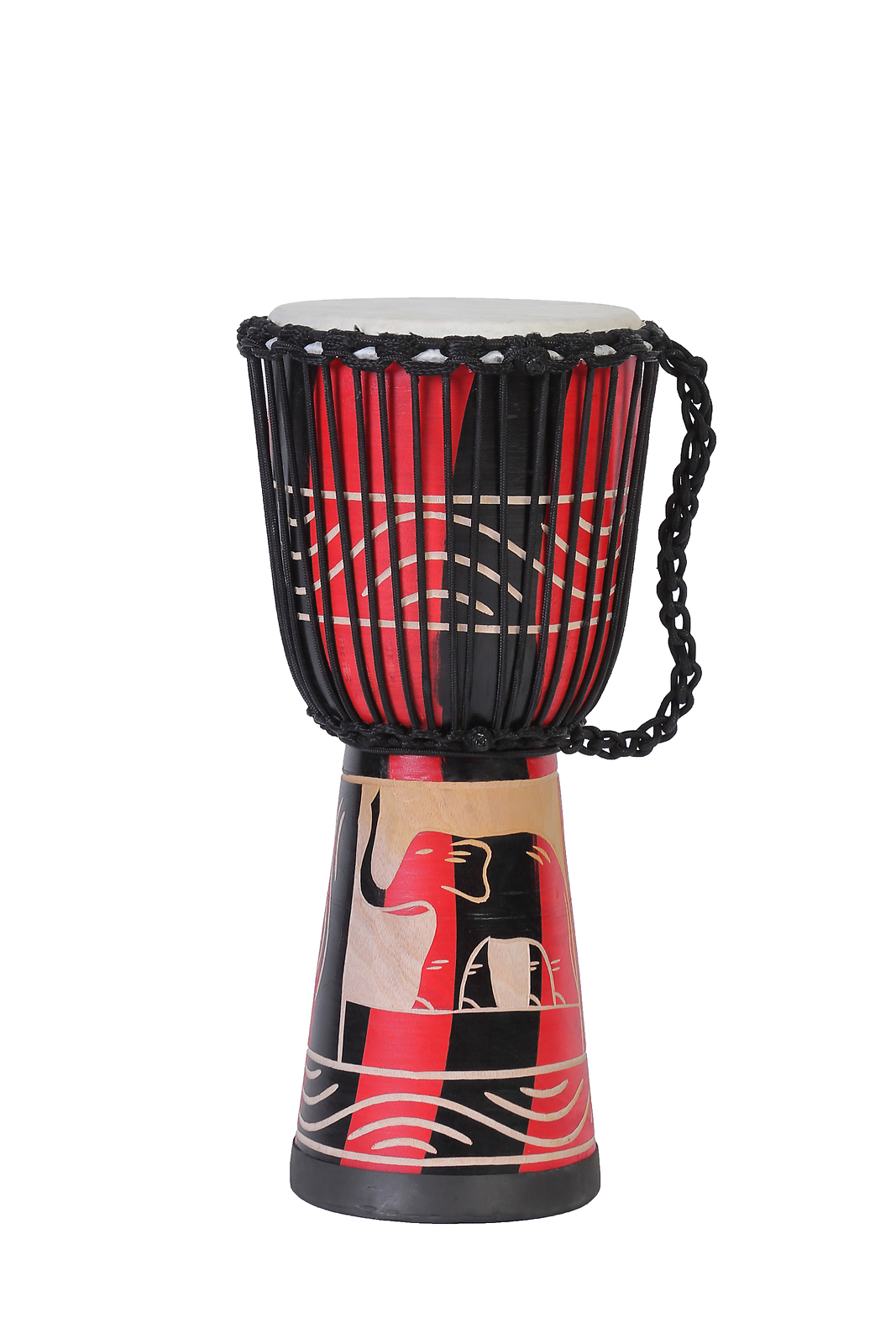 50cm Profi Djembe Trommel Bongo Drum Buschtrommel Percussion Elefant Super Bass
