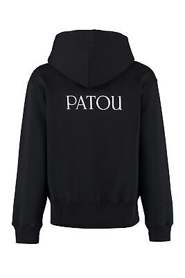 Pre-owned Patou Full Zip Hoodie In Black