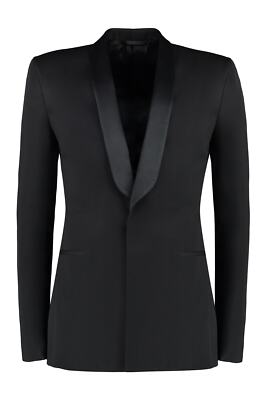 Pre-owned Givenchy Single-breasted One Button Jacket In Black