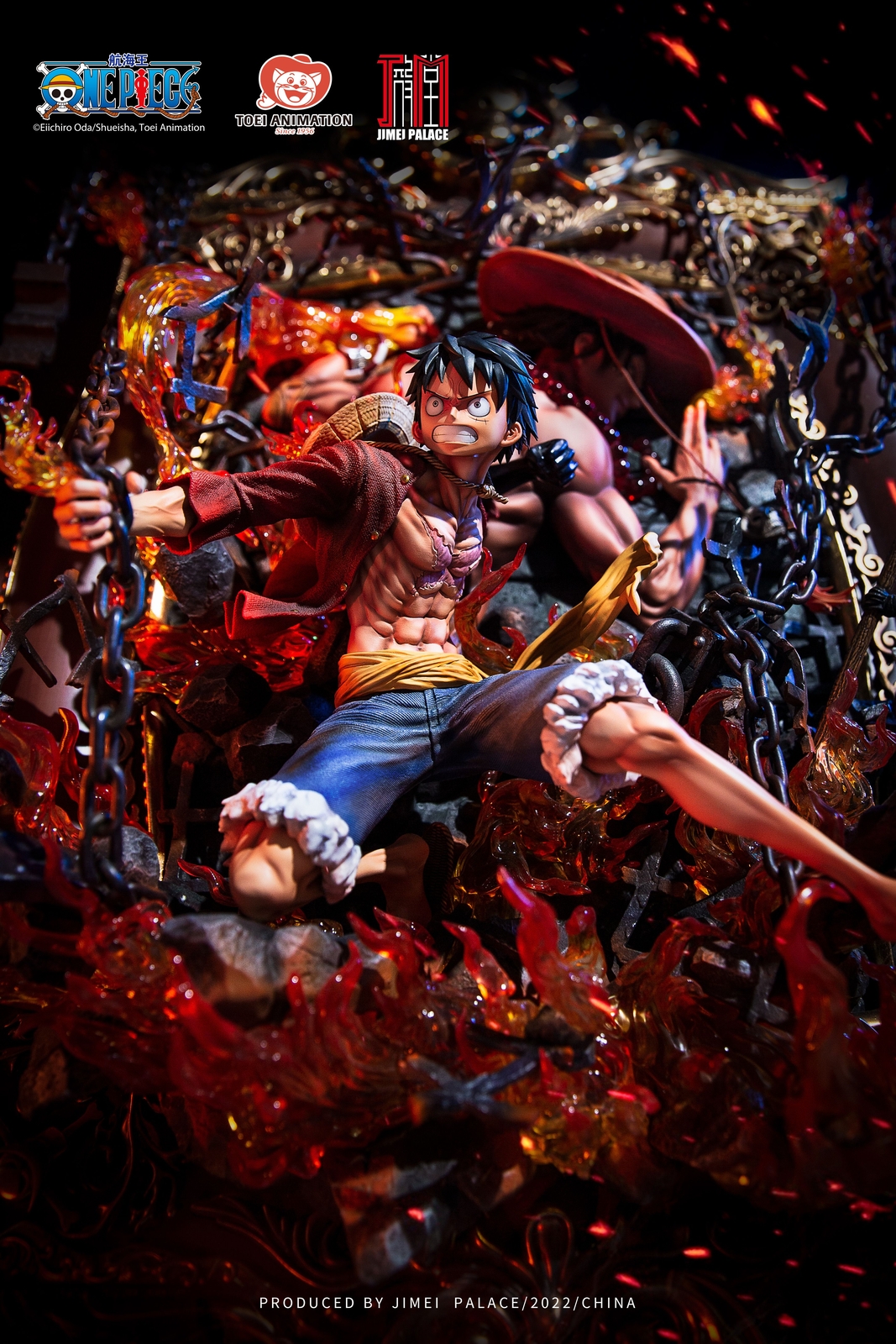 Pre-Sell]Jimei Palace One Piece Luffy Ace Figure Statue | eBay