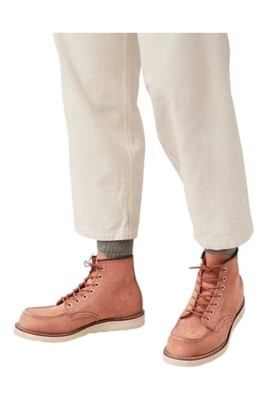 Pre-owned Red Wing Shoes Women's Classic 8208 Boots In Dusty Rose - Size 10.5