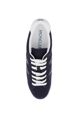 Pre-owned Moncler Basic Shoes Sneakers Monaco M Men Sz. 44 Blu 4m00250m3508 P70