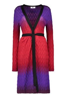 Pre-owned Missoni M  Long Wool Cardigan In Multicolor