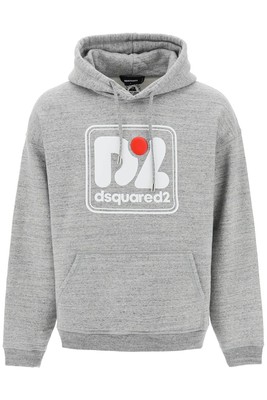 DSQUARED2 DSQUARED LIGHT GRAY HOODIE S71GU0564 CM066