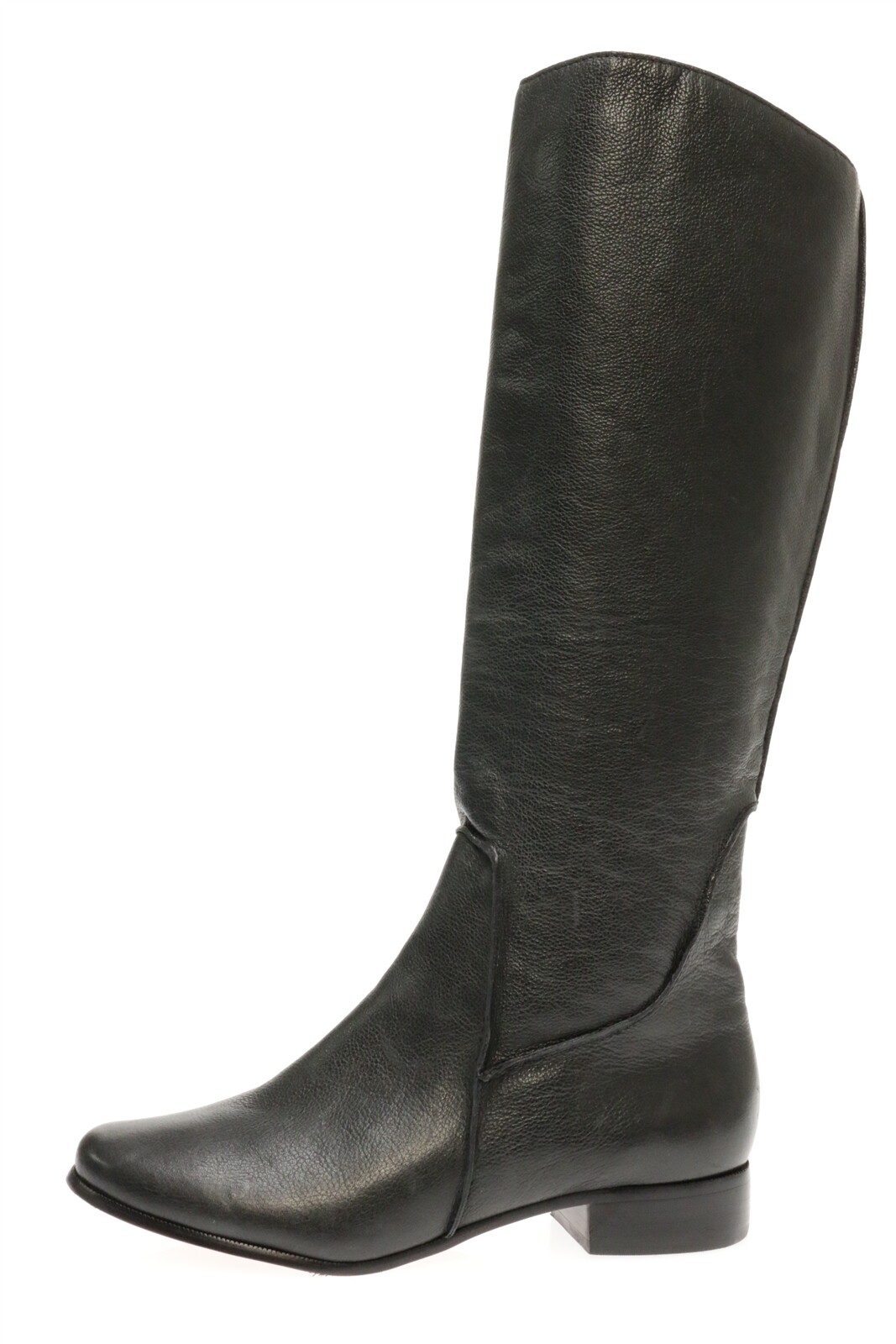 Womens DIANE VON FURSTENBERG black leather knee high boots sz. 7 M $498