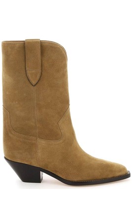 Pre-owned Isabel Marant Duerto Pointed Toe Boots In Brown