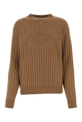 Pre-owned Prada Cashmere Sweater In Brown