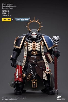 JoyToy Warhammer 40K 1:18 Ultramarines Primais Chaplain Brother Varus JT5567 !