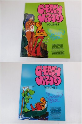 CHEECH WIZARD 1 & 2 FULL SET Underground Comics Fantagraphics Vaughn Bode Comix