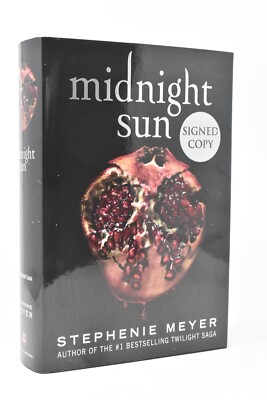 HAND SIGNED 1st PRINT  Midnight Sun AUTOGRAPHED Book Stephenie Meyer