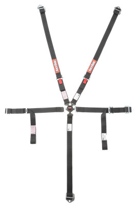 Racequip 739009RQP 5  Point Harness - Camlock - SFI 16.2 - Pull Up Adjust -