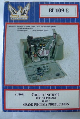 GRAND PHOENIX P^RODUCTIONS KIT REF 32004 COCKPIT FOR HASEGAWA 1/32 BF 109