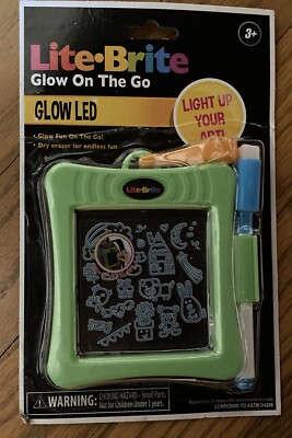 Lite Brite Glow On The Go Glow LED BRAND NEW