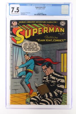 アメコミリーフ Superman #75 3rd Print CGC 5.5 Superman #75 The Death of Superman! IV 4th Printing