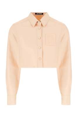 Pre-owned Raf Simons Peach Piquet Shirt In Orange
