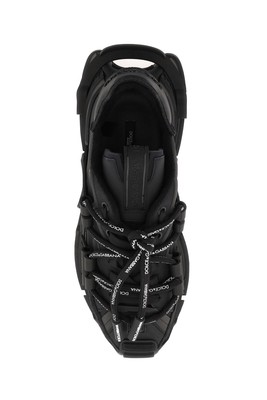 Pre-owned Dolce & Gabbana 'space' Sneakers In Nero Nero (black)