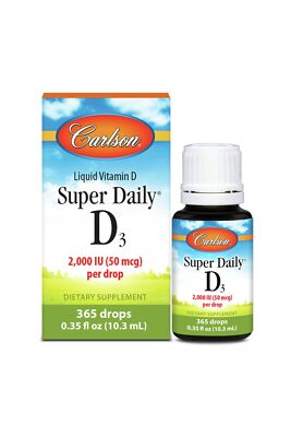 Carlson Laboratories Super Daily D3 2000 МЕ жидкость 11 мл капельница