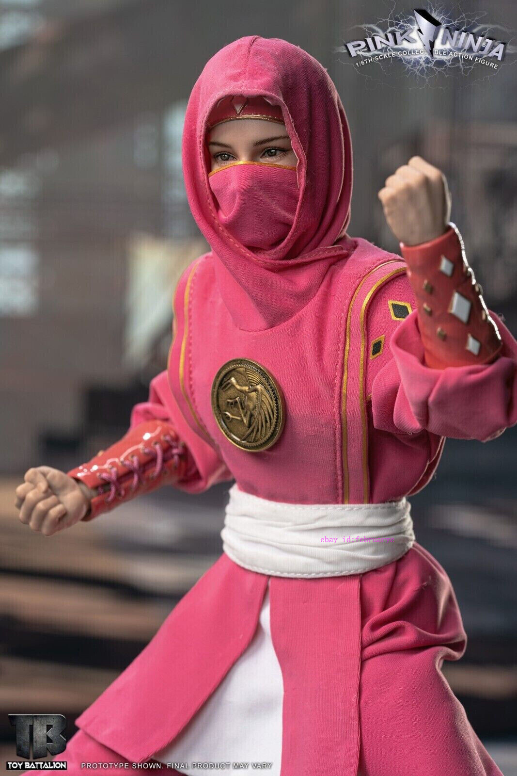 TOYS BATTALION 1/6 ピンク ニンジャ TB018 Ninja Toys Battalion 1/6 TB018 Pink Ninja - GunDamit Store