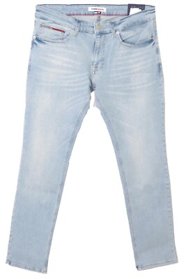 Tommy Hilfiger Jeans Scanton Slim Fit Herren Hell Denim Licht DM16048