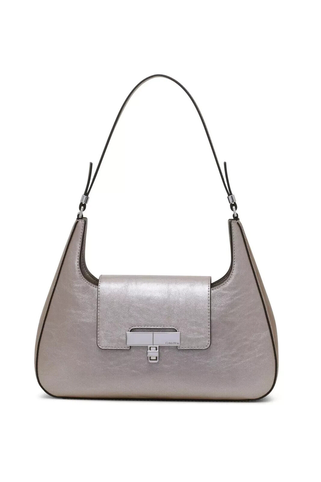Brand New with Tags Calvin Klein Becky Demi Shoulder Bag Dove/Pewter One Size Brand New with Tags Calvin Klein Becky Demi Shoulder Bag Dove/Pewter One Size