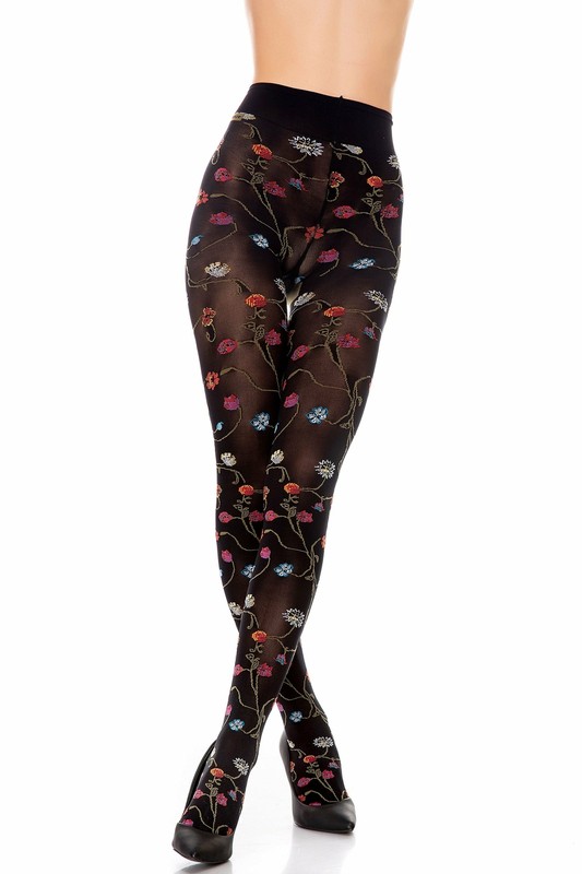 Trasparenze Platino Floral Tights
