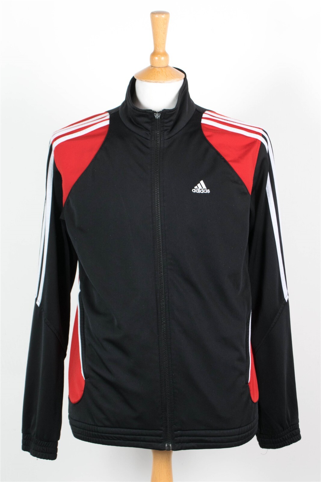 adidas red black tracksuit