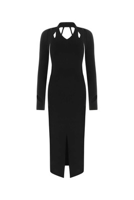 Pre-owned Dion Lee Black Wool Dress