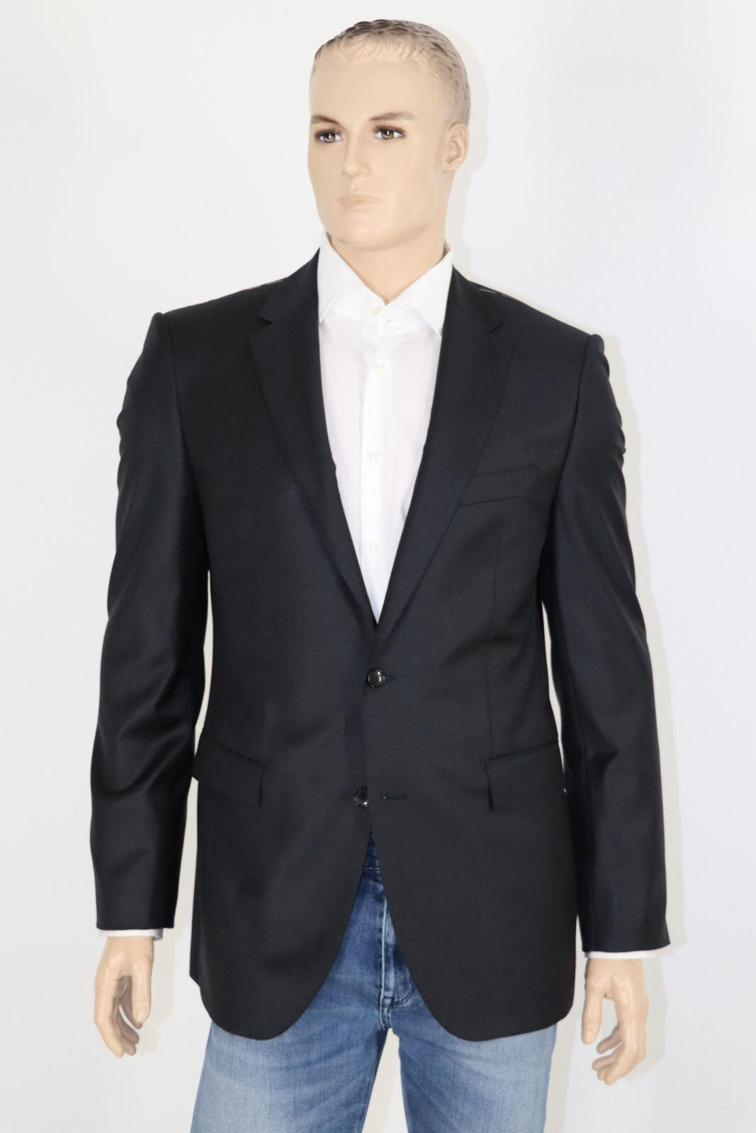 Pre-owned Hugo Boss Tailored Suit Jacket, Mod. T-jarrod Lc, Size 98 / Us 40l, Open Grey